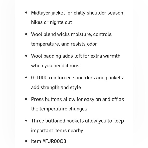 Fjallraven Wool Padded Shacket XS - Picture 14 of 14